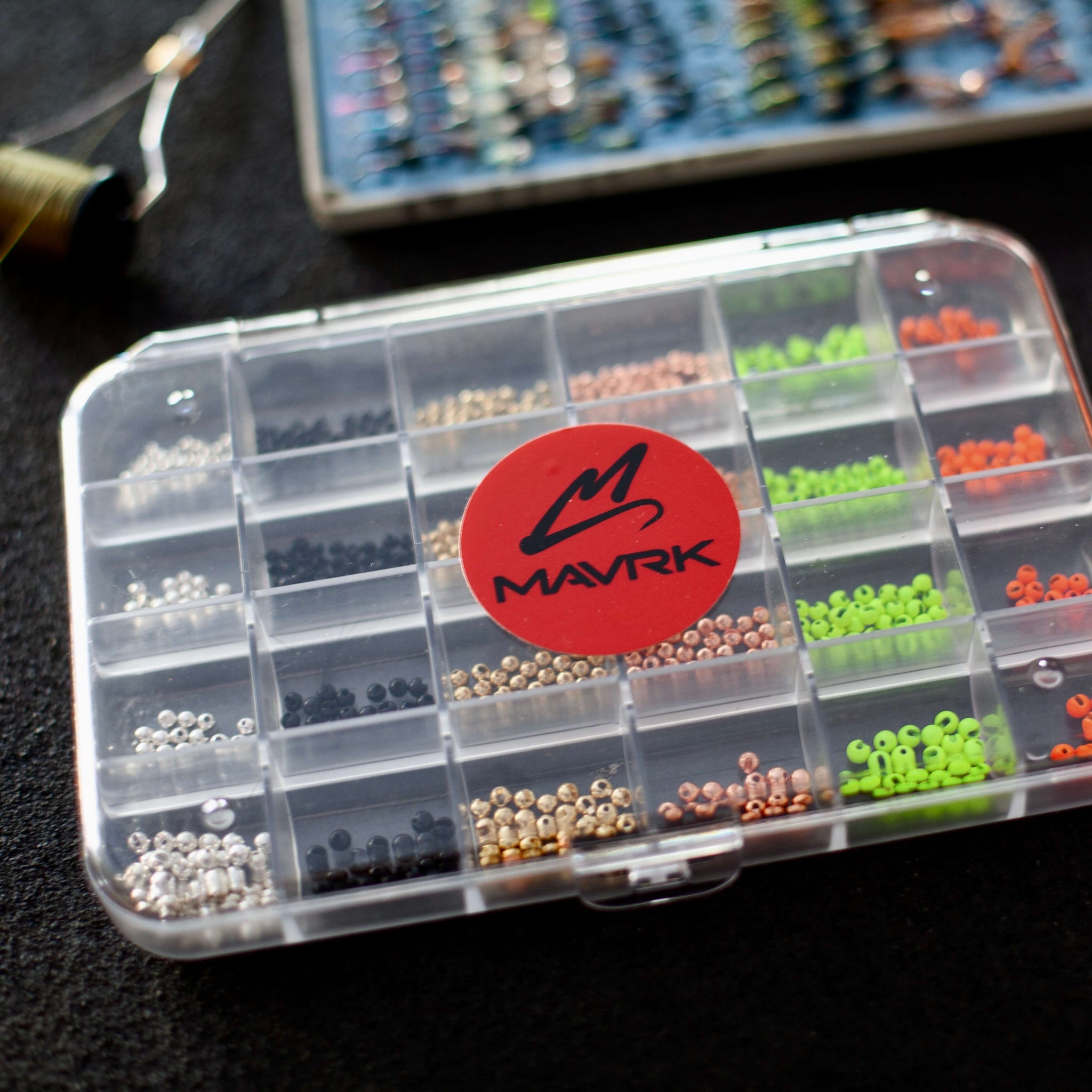 Pro Box 24 - A 24-Slot Fly Tying Organizer:Hooks and Beads Storage Cas -  MAVRK Industries, Inc.