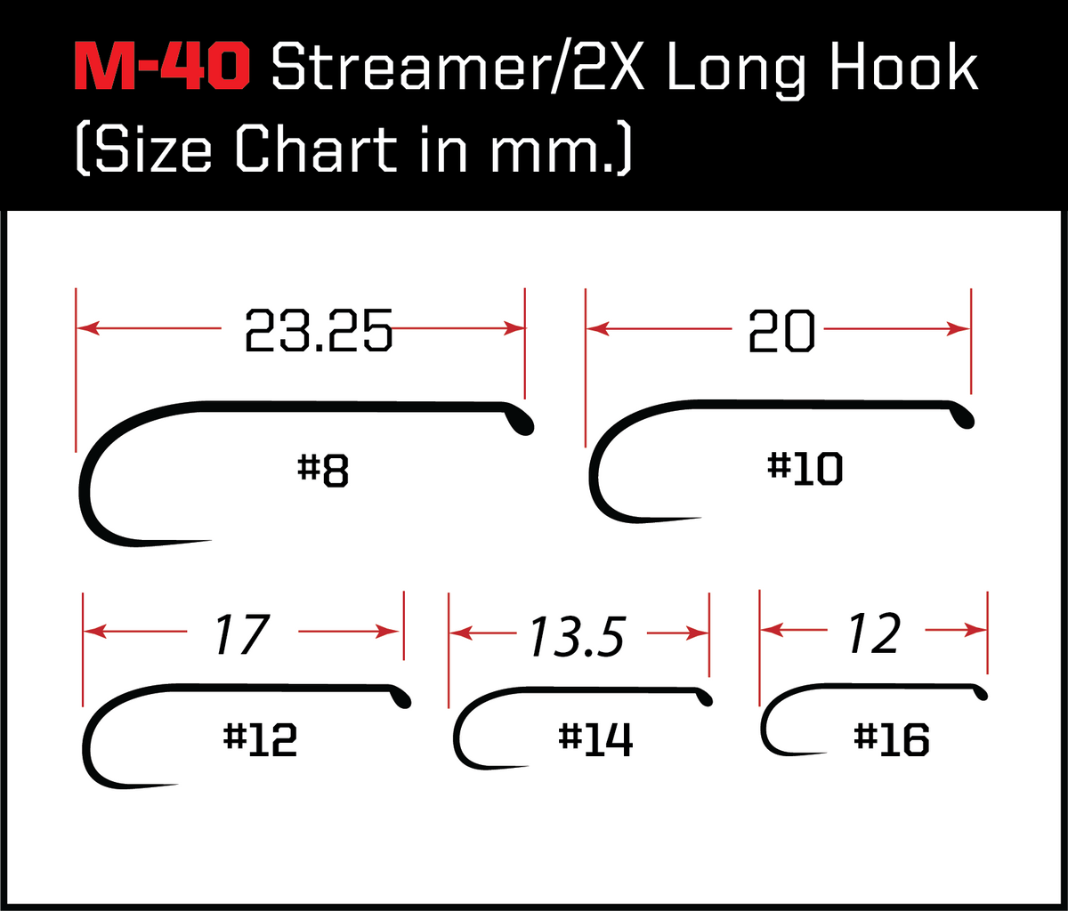 Euro Nymph Barbless Hooks (25 PC Refill Packs) M10 Jig Hook / 12