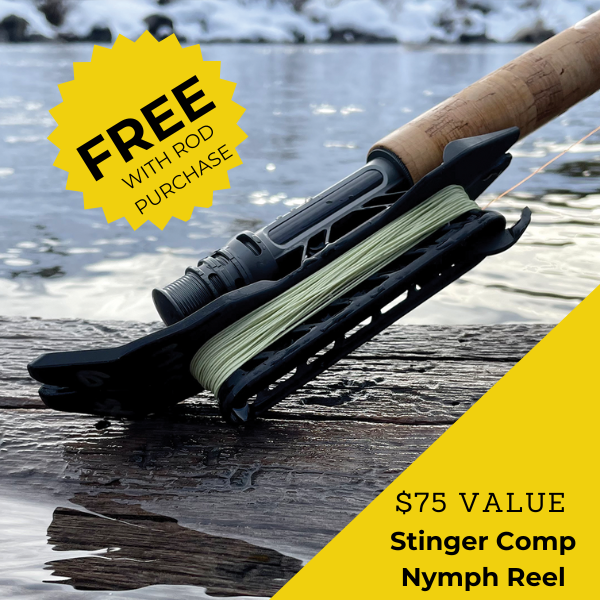 Free Stinger Comp Reel with Rod Purchase